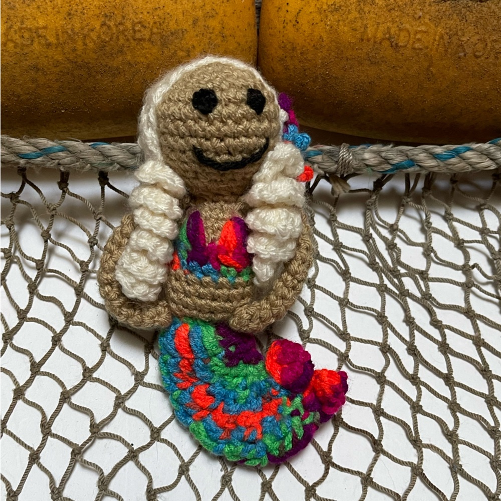 Crochet Mermaid Doll Ornament SK
